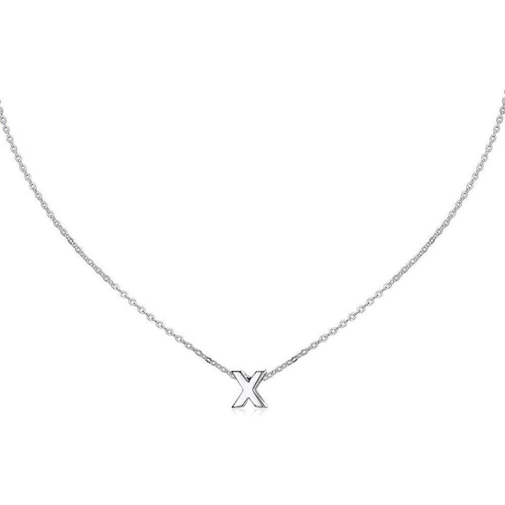 Personalized Tiny Initial Necklace For Women - St… - image 1